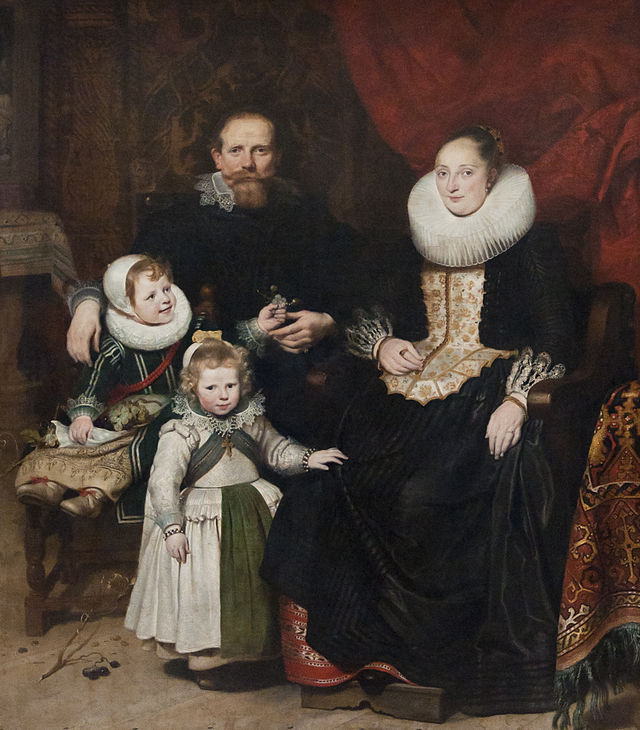 Self-Portrait with Family 1621 Cornelis de Vos KMSK Brussels